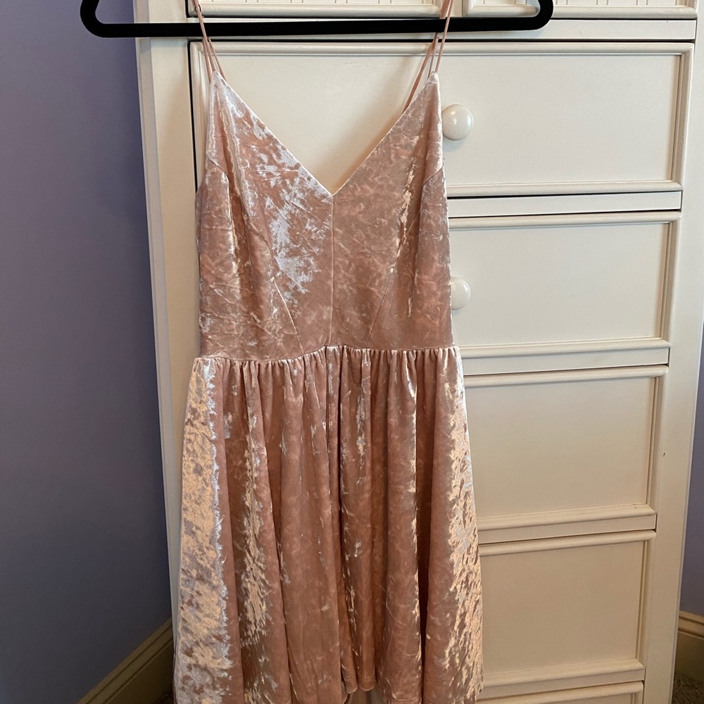 crushed velvet romper!